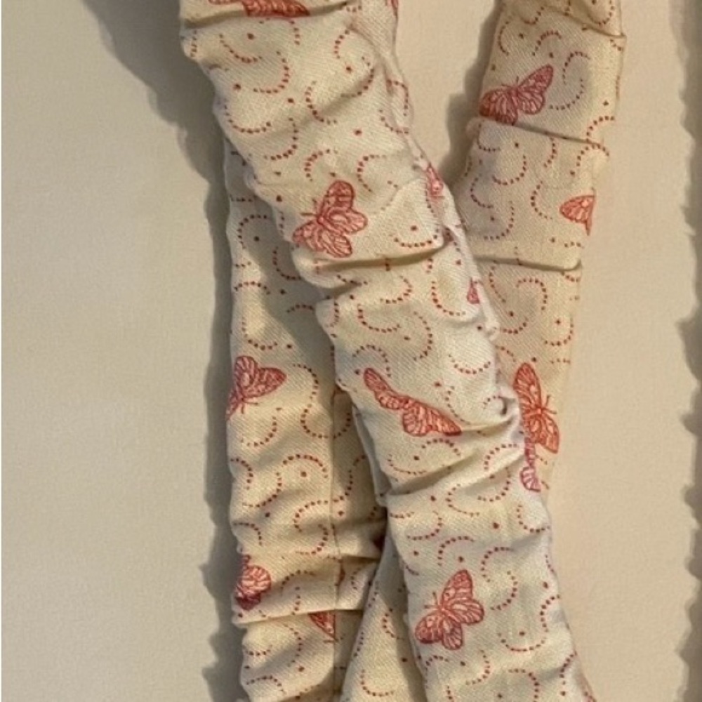 Butterfly Print Cream